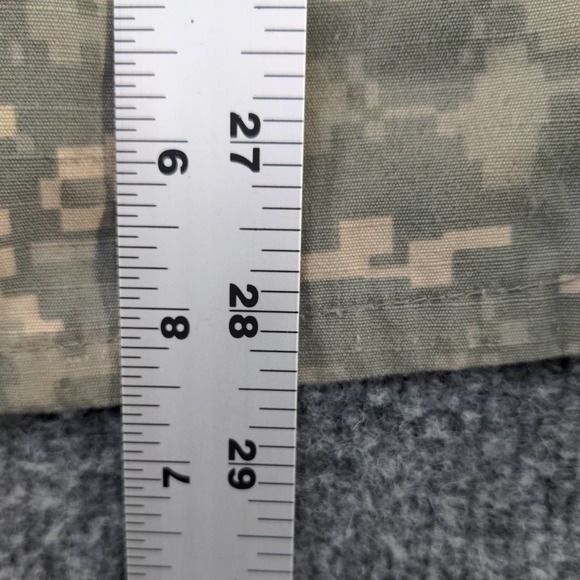 U.S. Army Mens Uniform Shirt Digital Camo Green Tan Size L Pockets - Picture 5 of 14